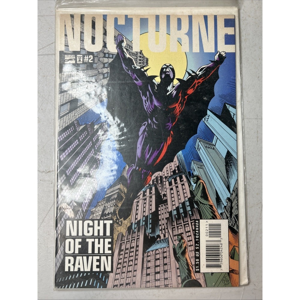 Nocturne ~Vol. 1 No. 2~ Sept.,1995 ~ Marvel Comics ~ 8.5 In Bag